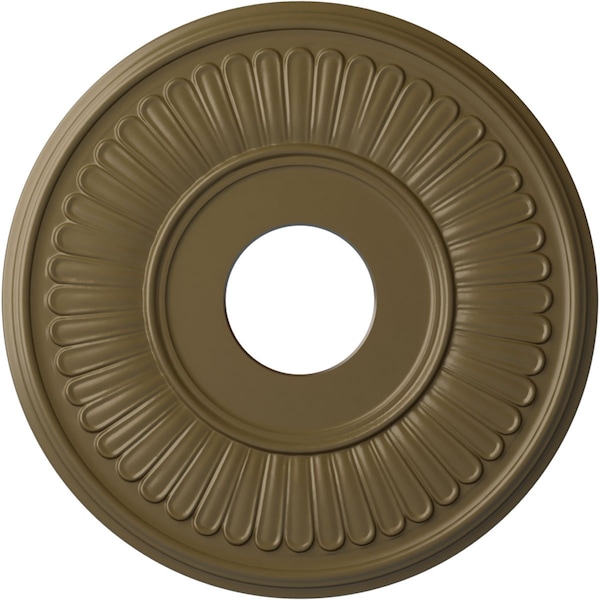 Ekena Millwork Berkshire Ceiling Medallion (Fits Canopies up to 7"), 15 3/4"OD x 3 7/8"ID x 3/4"P, Mississippi Mud CM15BEMMF - main